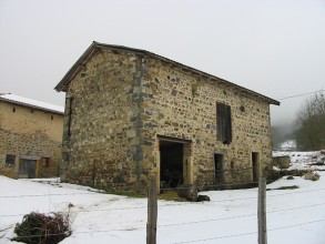Façade du gîte avant les travaux de rénovatio