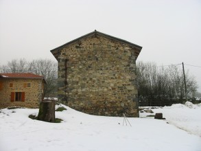 Pignon sud ouest du gîte avant travaux